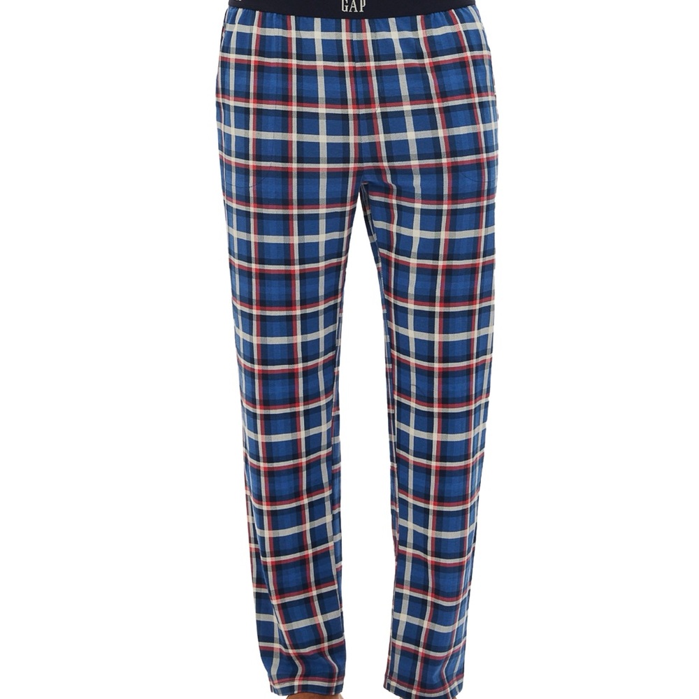 GAP Blue and Red Plaid pajamas pant